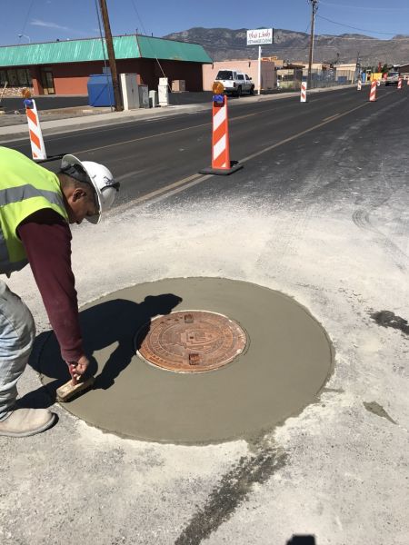 Zuni Manhole Adjustments